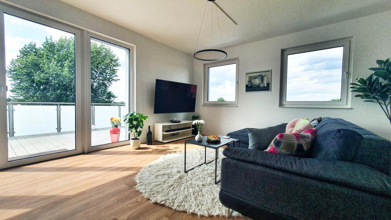 Penthouse Mit Whirlpool Im Herzen Von Niedersachsen Бургведель Екстер'єр фото