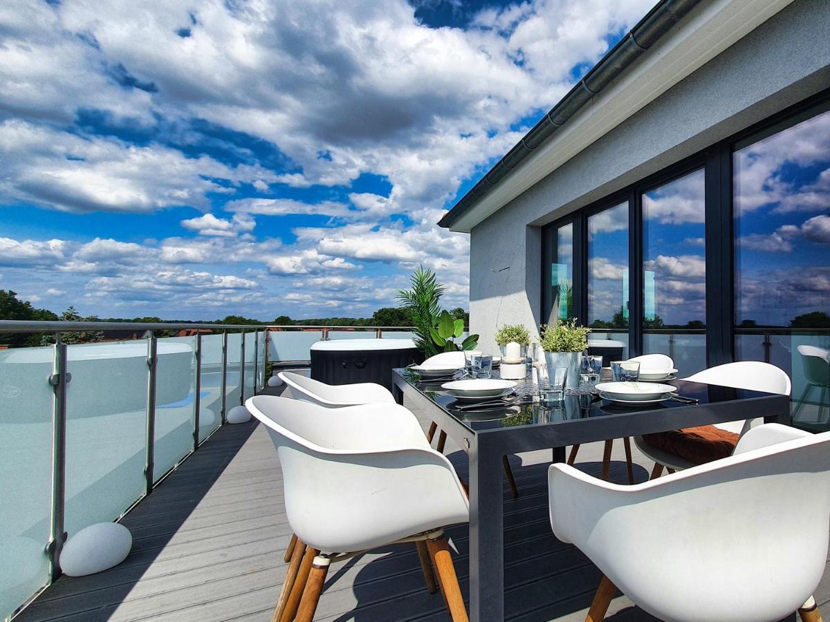 Penthouse Mit Whirlpool Im Herzen Von Niedersachsen Бургведель Екстер'єр фото